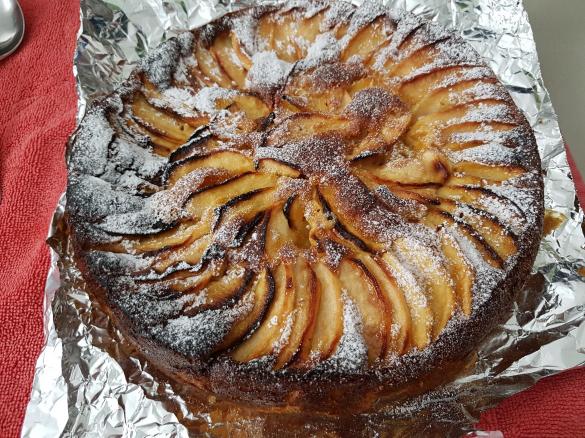 Italian Mascarpone Apple Cake