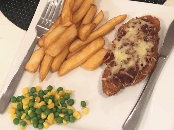 Kristy’s chicken parmy sauce