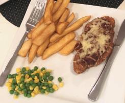 Kristy’s chicken parmy sauce