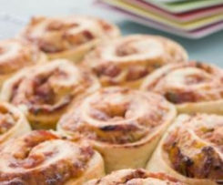 Cheese Scone Pizza Scrolls                              