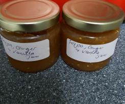 Feijoa, Ginger and Vanilla Jam