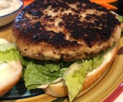 Leftover Chicken Burgers - Using Leftover Cooked Chicken