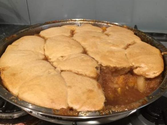 Appley Peach Cobbler