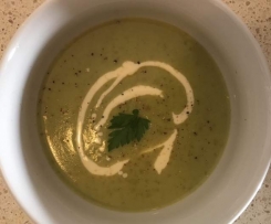 Broccoli Cream Soup for Two