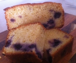 Blueberry and yoghurt loaf