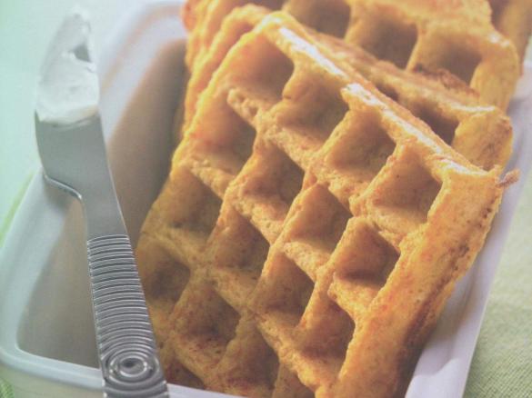 Potato Carrot Waffles