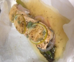 Steamed Salmon Parcels