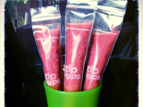 Watermelon & Strawberry Icy Poles
