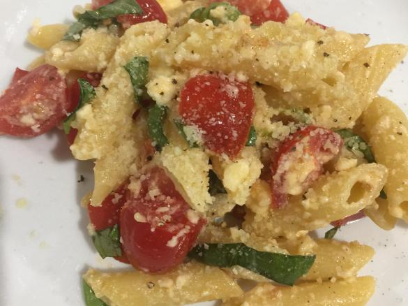 Tomato, Feta and Basil Pasta