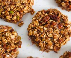 Anything goes banana granola biscuits