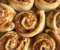 Fluffy white bread/rolls/scrolls