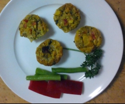 Gluten Free, Dairy Free Mini Vegetable Muffins