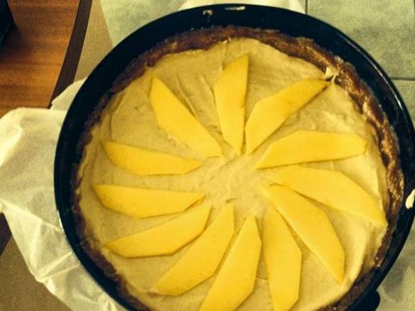 Raw Mango & Lime Nutcheese Cake