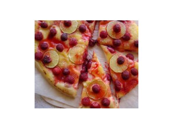Raspberry Lime Sweet Pizza