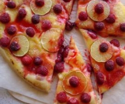 Raspberry Lime Sweet Pizza