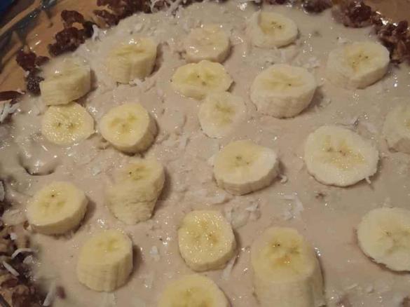 Paleo Cashew, Pecan & Banana Tart