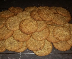 Dried Apricot Choc Nut Cookies