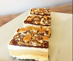 Golden gaytime ice cream slice