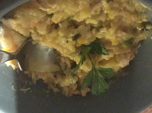 Lemon Chicken Risotto for Two