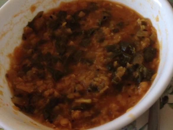 Spiced Dahl with Spinach [suitable for 5:2]