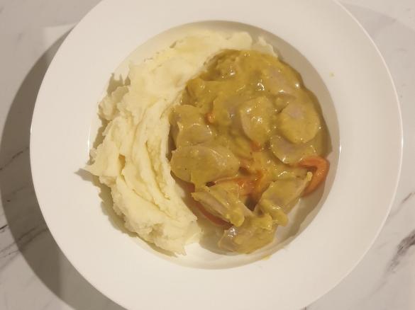 Curried Sausages