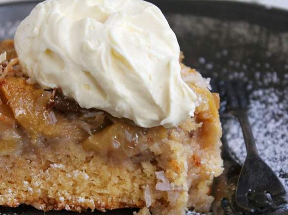 FEIJOA & GINGER TEA CAKE