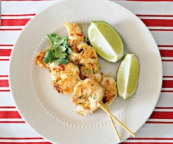 Asian Style Prawns on Skewers