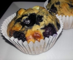 Blueberry and White Choc Chip Muffins