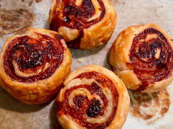 Chicken, Cheese and Vegemite Scrolls.