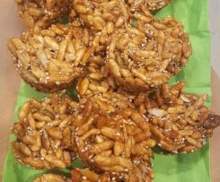 Brown rice puff snack