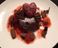 Dark Chocolate Lava Cakes