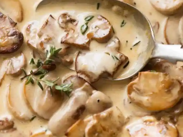 Creamy Garlic & Mushroom Sauce