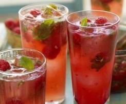 Raspberry & Ginger Fizz (Jamie Oliver recipe)