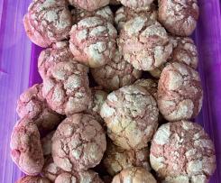 Gluten Free Raspberry Crinkle Cookies