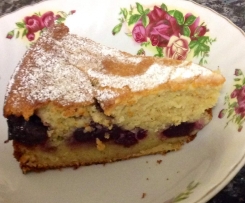 Ricotta Cherry  Cake