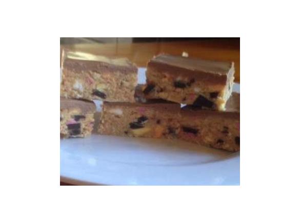 Liquorice Allsorts Slice