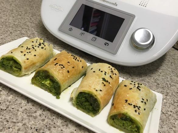 Fresh Ricotta and Spinach Rolls