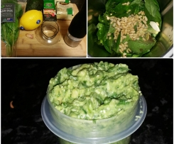 Avocado Basil Pesto (Oil free)