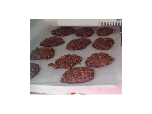 Husbands chocolate no bake cookies