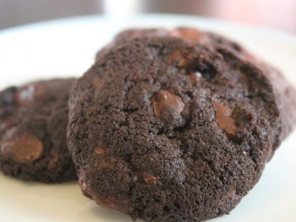 Triple Chocolate Cookies