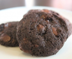 Triple Chocolate Cookies