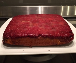 Upside down Raspberry and Almond  Cake - Donna Hay