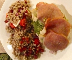 Varoma Chicken w Macadamia Chili Pesto & Buckwheat
