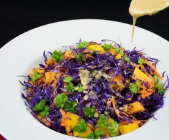 Mango and sesame coleslaw