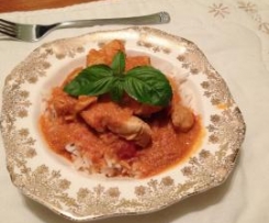 Tomato & Coconut Chicken Curry 