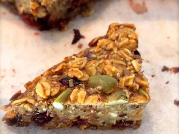 Banana & Oat Breakfast Triangles