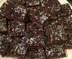 Chocolate Coconut Slice (Adapted from AWW)