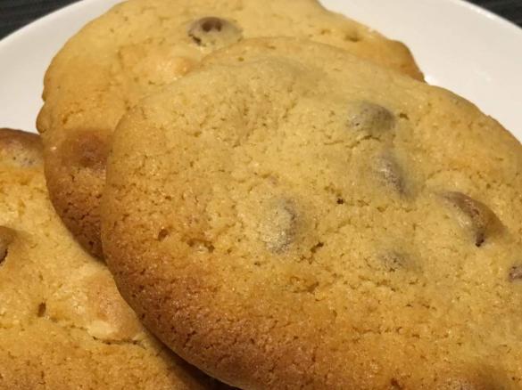 nestle's chewy condense milk choc chip cookies