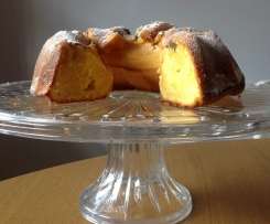 Orange & Passionfruit Swirl Cake