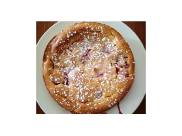 Rhubarb Yoghurt Cake